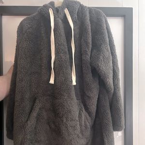 Zenana fur hoodie